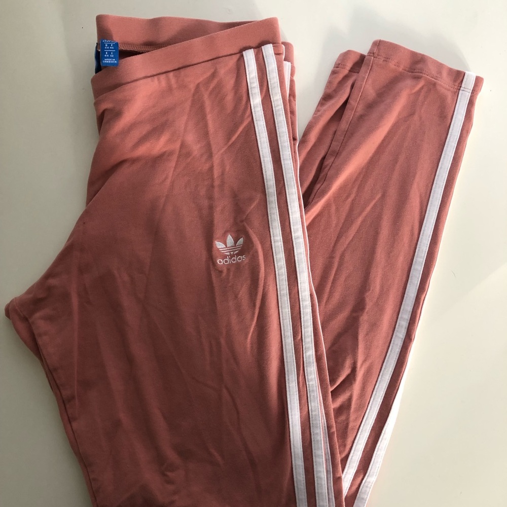 ADIDAS Peach Leggings (sz L)